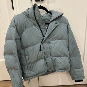 Superpuff shorty blue size small